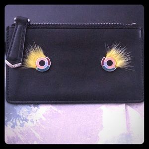 💯 authentic Fendi credit card wallet w/ Dust Bag